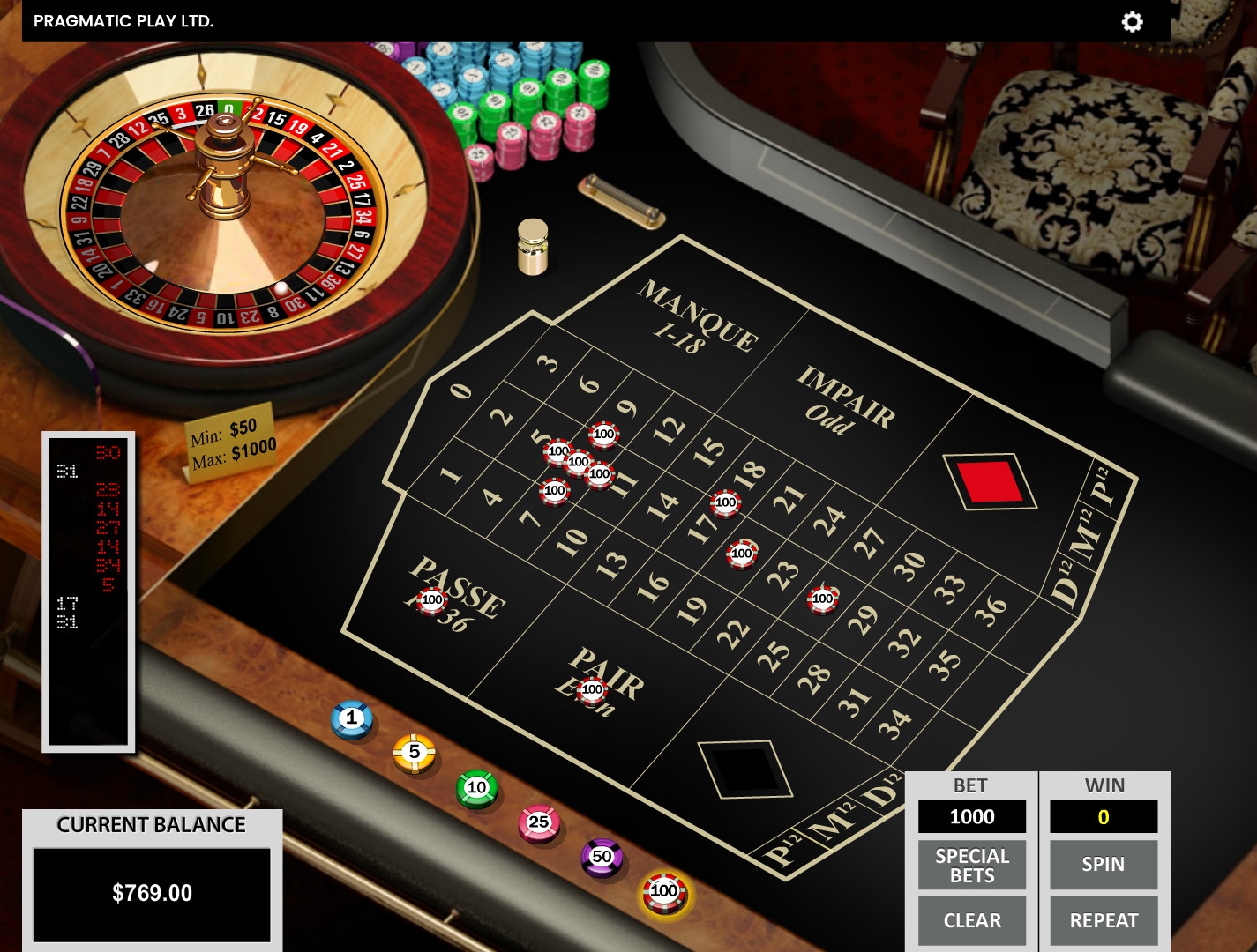 Roulette Black Diamond slot