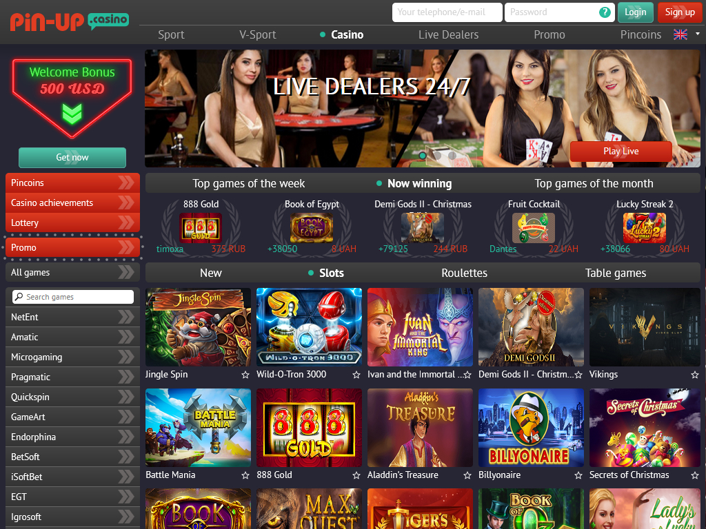 download pin up casino