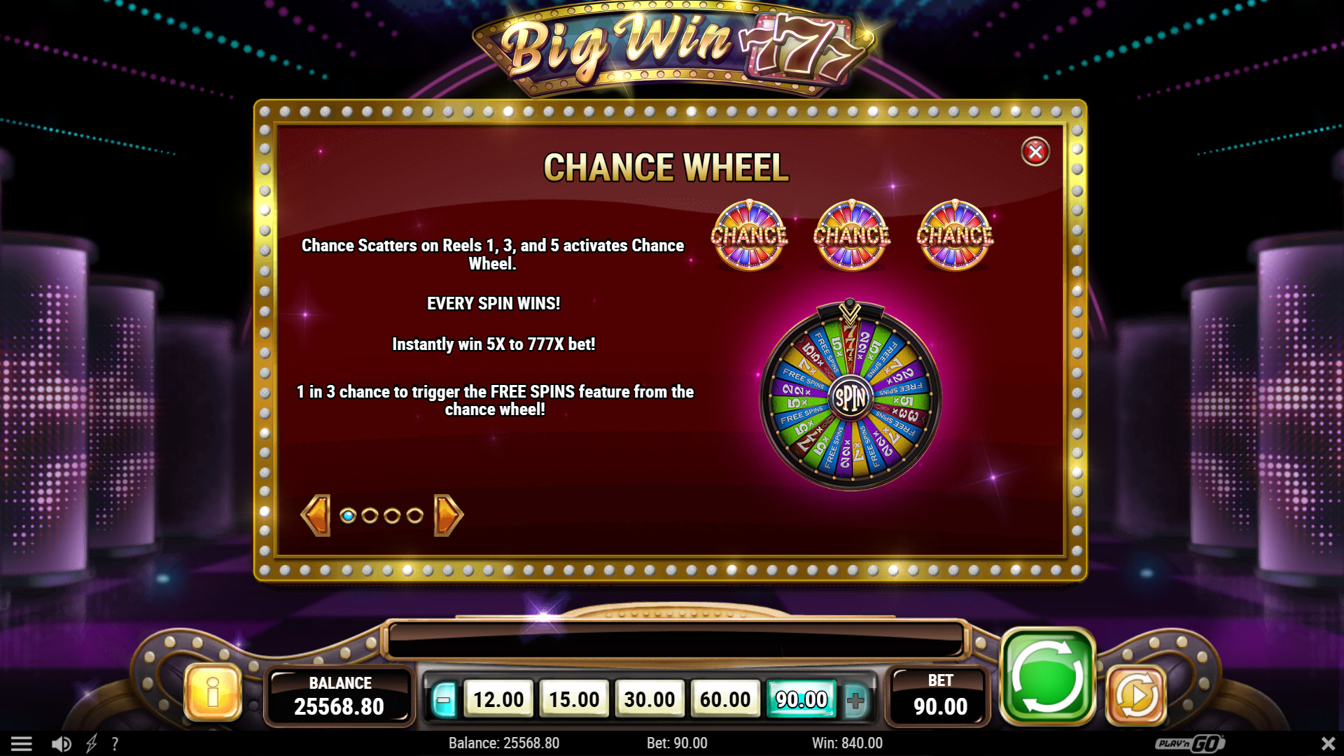 big chance 777 slot machine