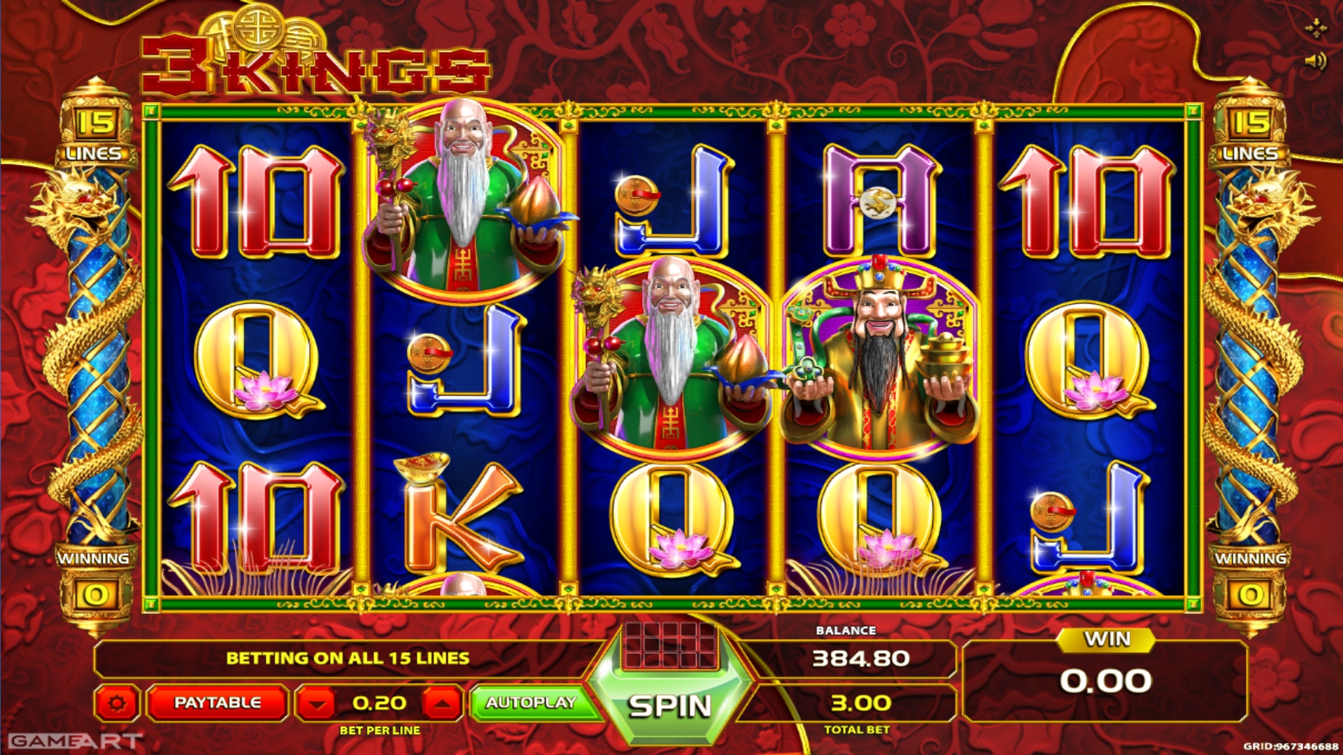 3 Kings by GameArt x4000 🎰 Slot Review & Free Demo Play now