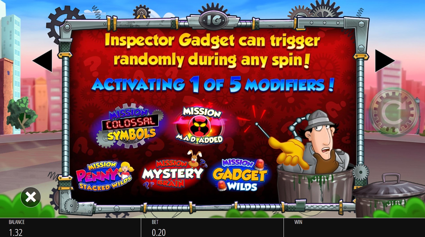 Inspector Gadget by Blueprint Gaming x500 🎰 Slot Review & Free Demo