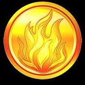 Coin symbol in Devilish Fortunes slot