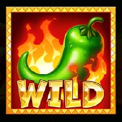 Wild symbol in The Chillies slot