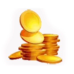 Coins symbol in Hyper Gold All-In slot