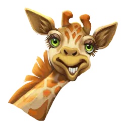 Giraffe symbol in Mega Moolah Megaways slot