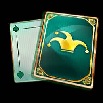 The joker card symbol in Fire and Roses Joker slot