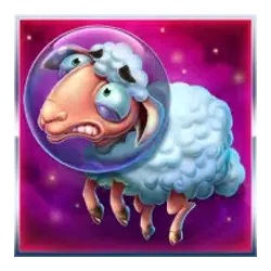 Sheep symbol in Space Cows to the Moo’n slot