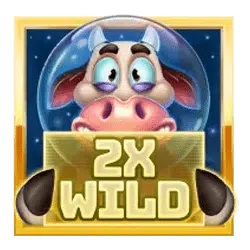 Wild Multiplier symbol in Space Cows to the Moo’n slot
