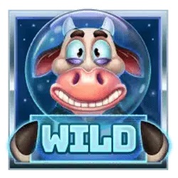 Wild symbol in Space Cows to the Moo’n slot