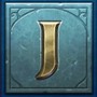 J symbol in Beat the Beast: Dragon's Wrath slot