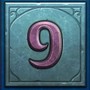 9 symbol in Beat the Beast: Dragon's Wrath slot