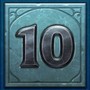 10 symbol in Beat the Beast: Dragon's Wrath slot