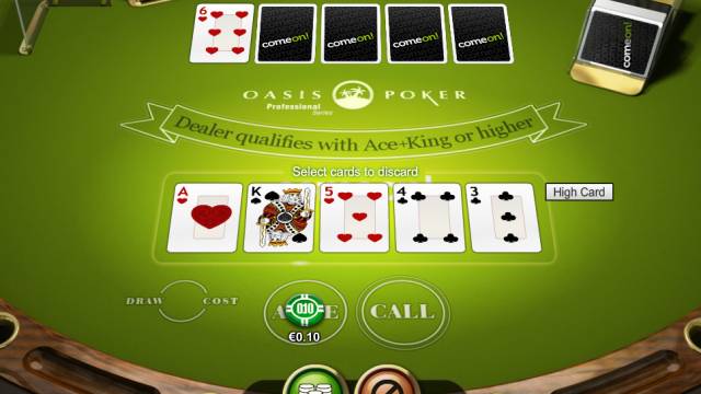 Complicated situations in Oasis Poker