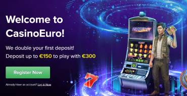 100% Match Bonus up to €150 in Euro Casino: Euro Casino first deposit match bonus