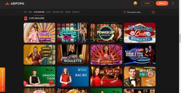 Aurora Casino: Live Games