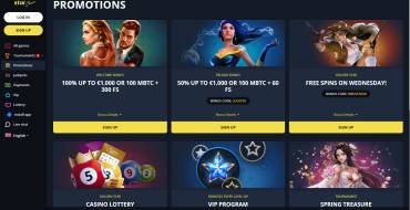 Golden Star Casino: Promotions