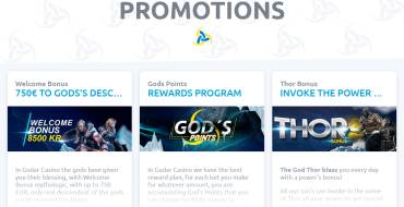 Gudar casino: Promotions