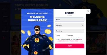 InstantPay Casino: Sign Up