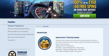 William Hill Casino club: Promotions