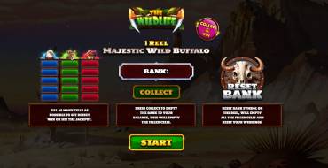 1 Reel – Majestic Wild Buffalo: Unique features