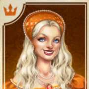 A queen in orange symbol in Battle Royal slot