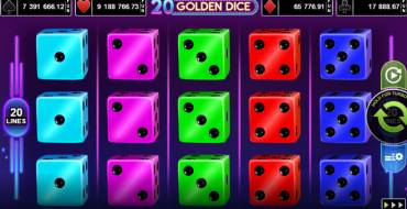 20 Golden Dice: Slot machine