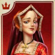 A queen in red symbol in Battle Royal slot