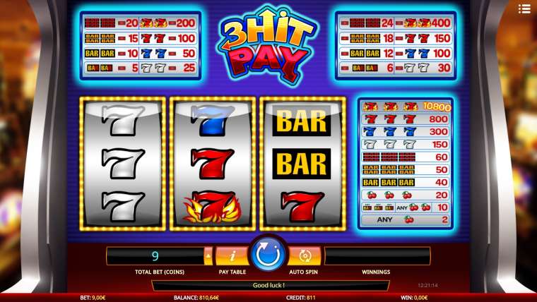 Play 3 Hit Pay slot