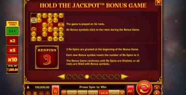 36 Coins: Free spins and/or respins