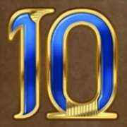 10 symbol in Rich Wilde and the Amulet of Dead slot