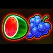 Watermelon, grapes symbol in Sunny Fruits 2: Hold and Win slot