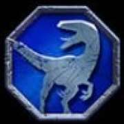 Blue sign symbol in Jurassic World Raptor Riches slot