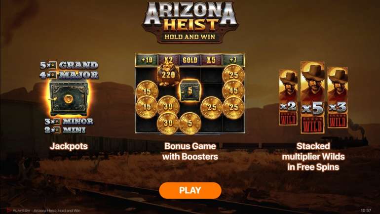 Arizona Heist: Hold and Win