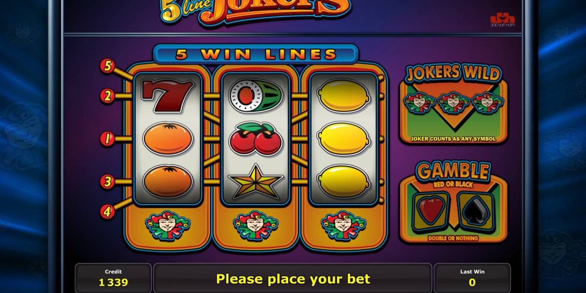 5-Line Jokers slot online