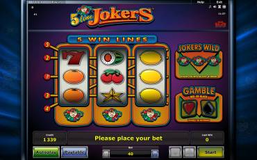 5-Line Jokers slot online