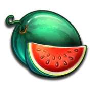 Watermelon symbol in Hot Glowing Fruits slot