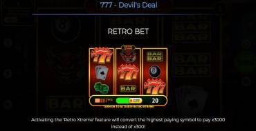 777 – Devil’s Deal: Unique features