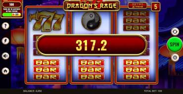 777 – Dragon’s Rage: Winnings