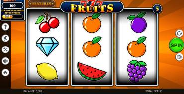 777 – Fruits: Slot machine