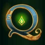 Q symbol in Book of Oz slot