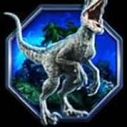 Tyrannosaur symbol in Jurassic World Raptor Riches slot