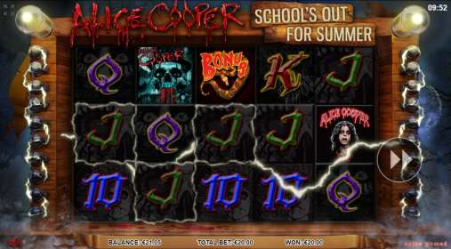 Alice Cooper: School’s Out For Summer (RAW iGaming)