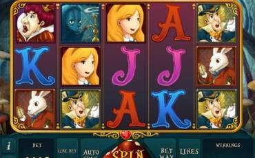 Alice in Wonderland slot online