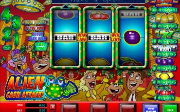 Alien Cash Attack slot online