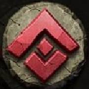 Red Rune symbol in Aztec-X slot