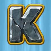 K symbol in Wild Falls slot