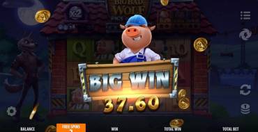 Big Bad Wolf: Pigs of Steel: Winnings