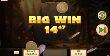 Bigfoot Fortunes: Slot machine