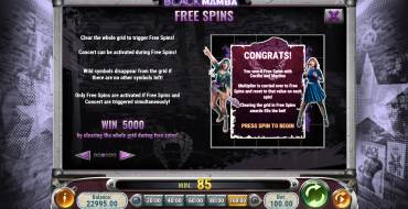 Black Mamba: Free Spins