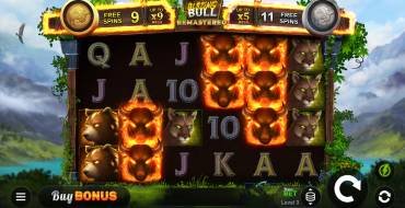 Blazing Bull Remastered: Slot machine